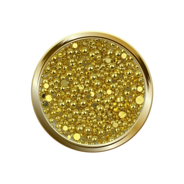 Strass metallic Gold